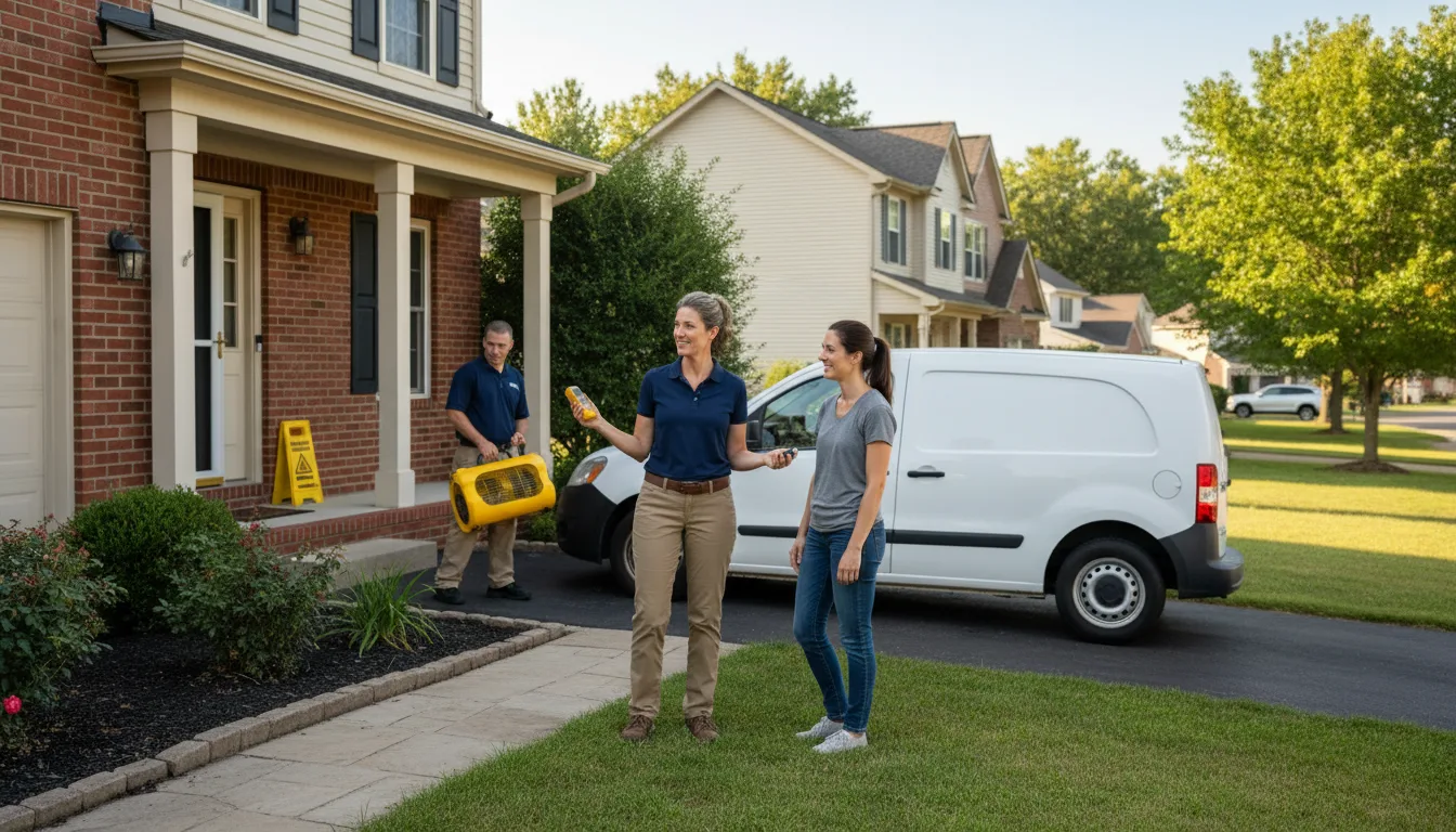 Water restoration image for Dehumidification And Cleanup Services in Ceredo, WV